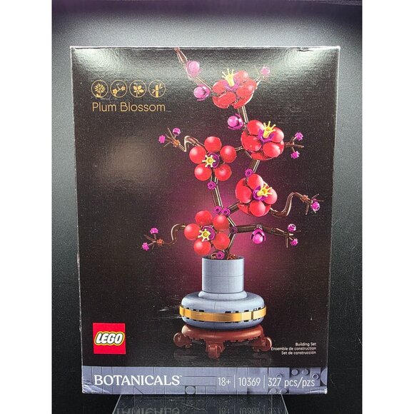 LEGO Botanicals Plum Blossom Building Set #10369 327 Pieces Ages 18+ - Picture 1 of 8